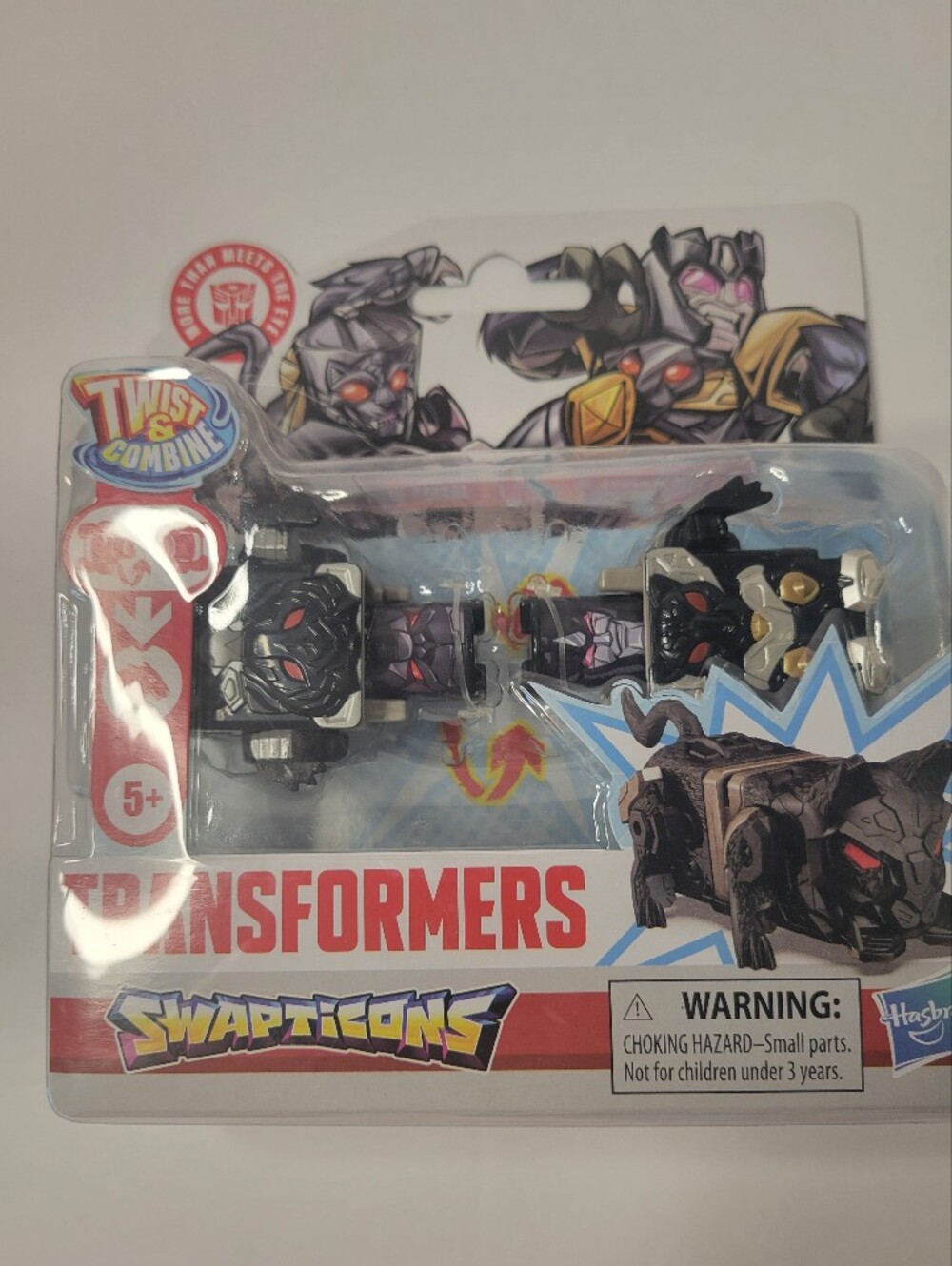 Hasbro Transformers Swapticons Twist Combine Toy - Black, Purple, Gold